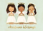 Kerstkaart Religieus Christmas blessings